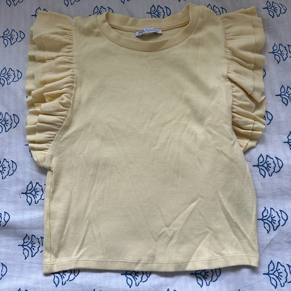ZARA yellow shirt